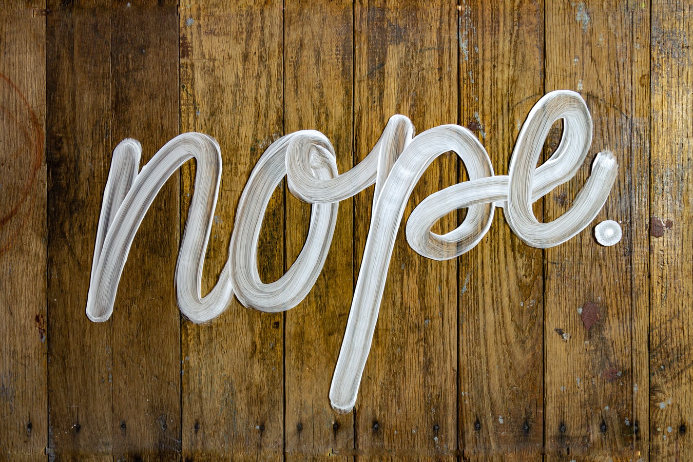 Take good care of yourself by saying no